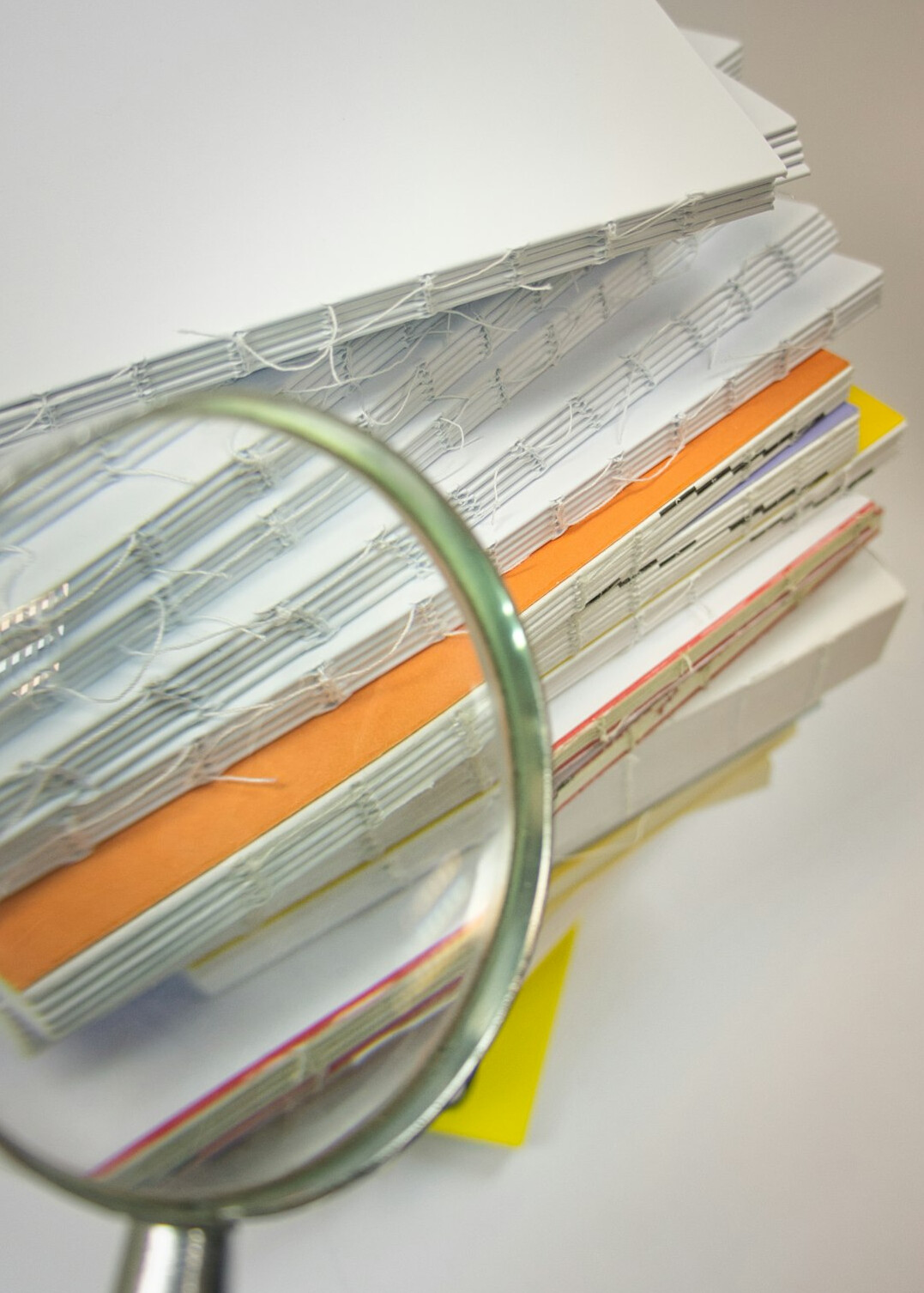 detective reading case files
